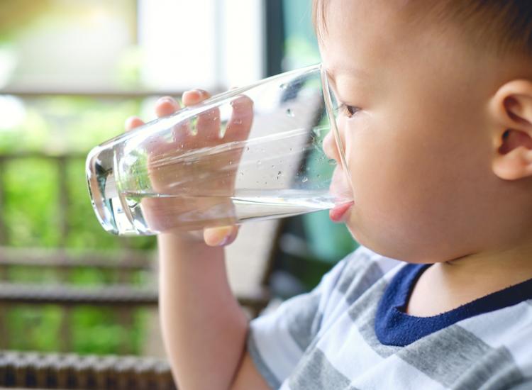 Baby Drinking Water